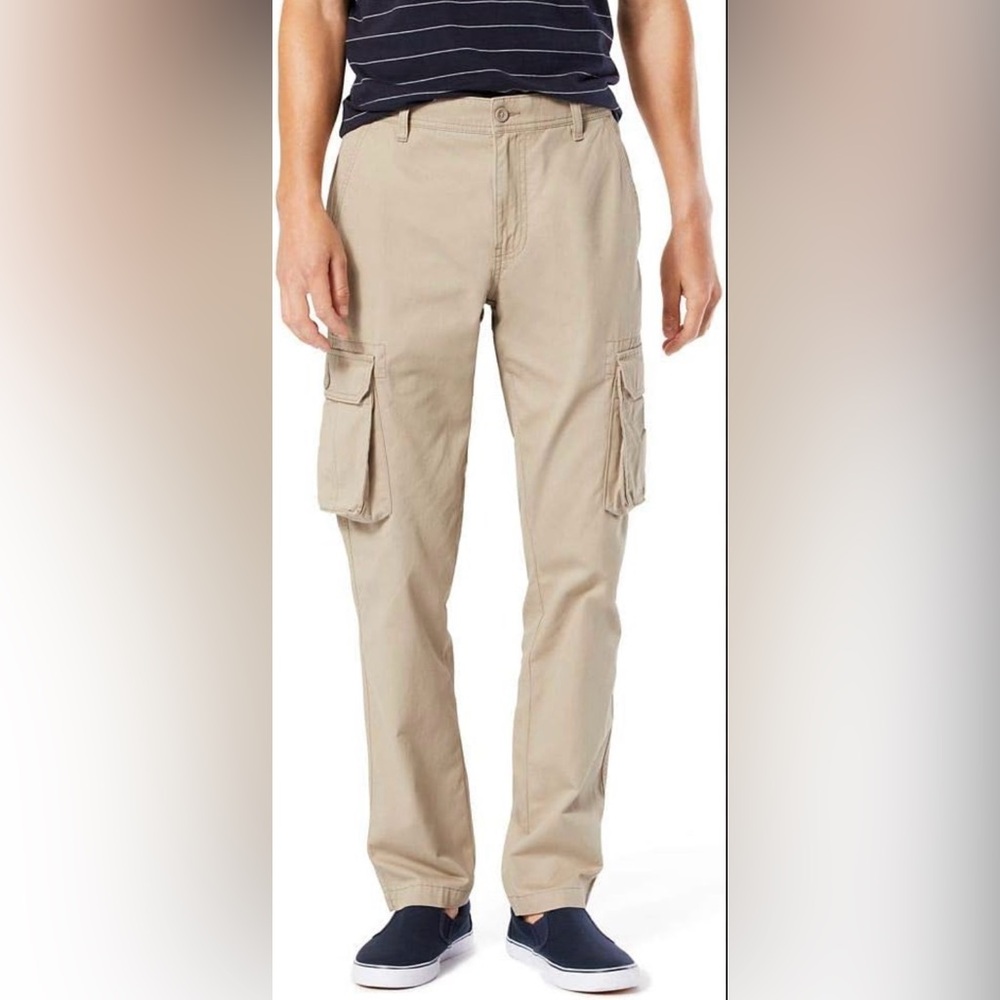 Urban Pipeline Tan Cargo Pants Straight Fit